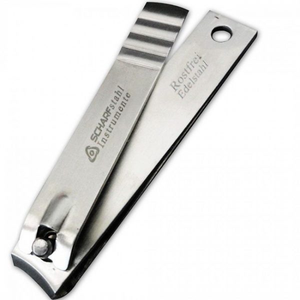 Nagelknipser Edelstahl 8cm "Geriffelt"