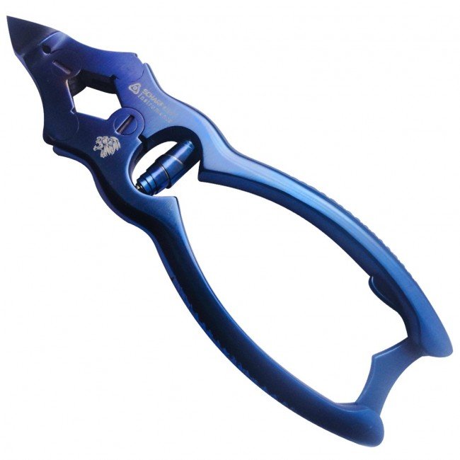 Profi Nagelzange "Doppelte Übersetzung" 16cm BLAUTITAN-Sonder Ausführung – Bild 2