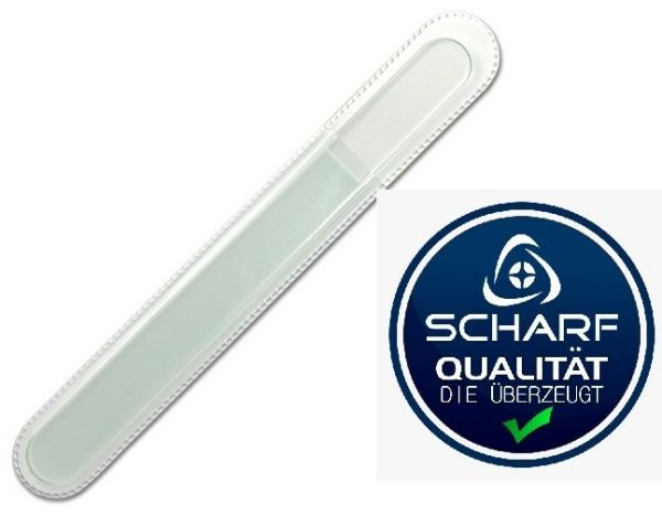 FUSS-Glasnagelfeile "Dauerhaft" 19cm Transparent