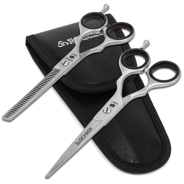 Profi Haarscheren Set, Modellierschere & Haarschere 6er Zoll