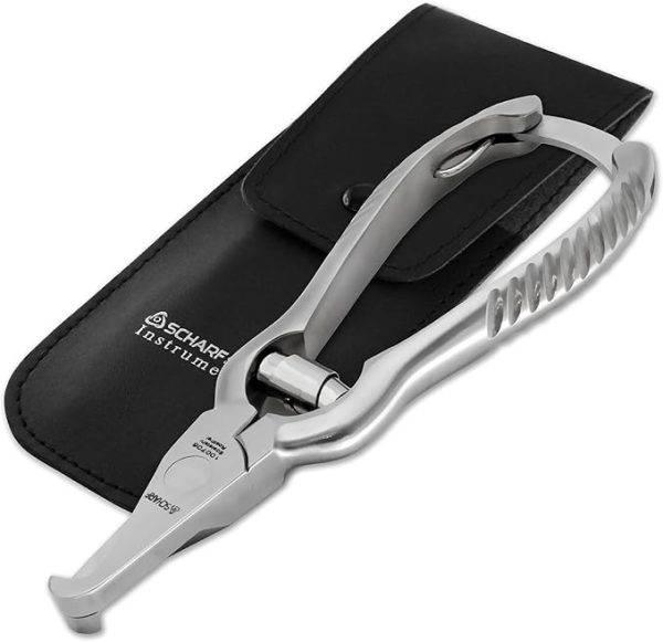 Scharf Stahl® Profi Krallenschere für Hunde & Katzen Krallenzange XL Krallenpflege Krallenschneider Nageltrimmer Pfotenschere Optimal für Hundesalon/Tiersalon