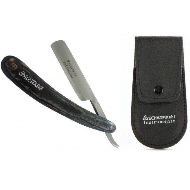 Edelstahlrasiermesser "Klassisch" Hohlschliff